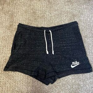 Nike Heather Black Sweat Shorts